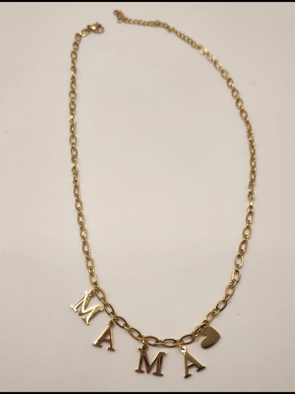 Gold 'MAMA' Charm Necklace - Women Jewelry